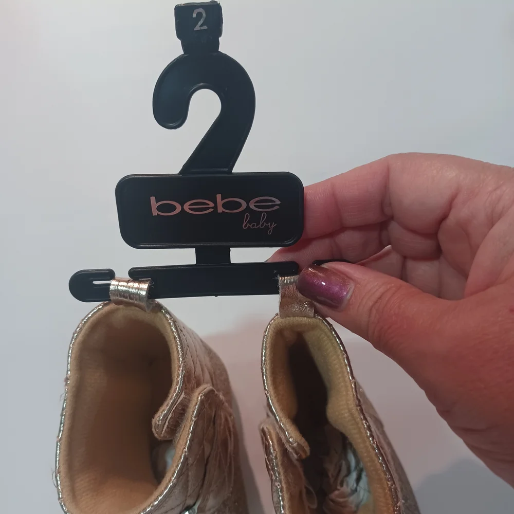 😍 Bebe Gold Sparkle Kids Boots - Picture 2 of 7